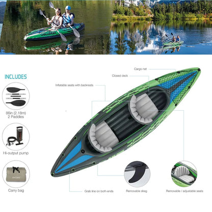 Challenger Kayak Inflatable Boat with Paddles & Air Pump